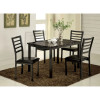 COLMAN 5 Pc. Set-KD 48" Table + 4 Chairs 