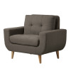 Deryn Chair - Polyester - Grey