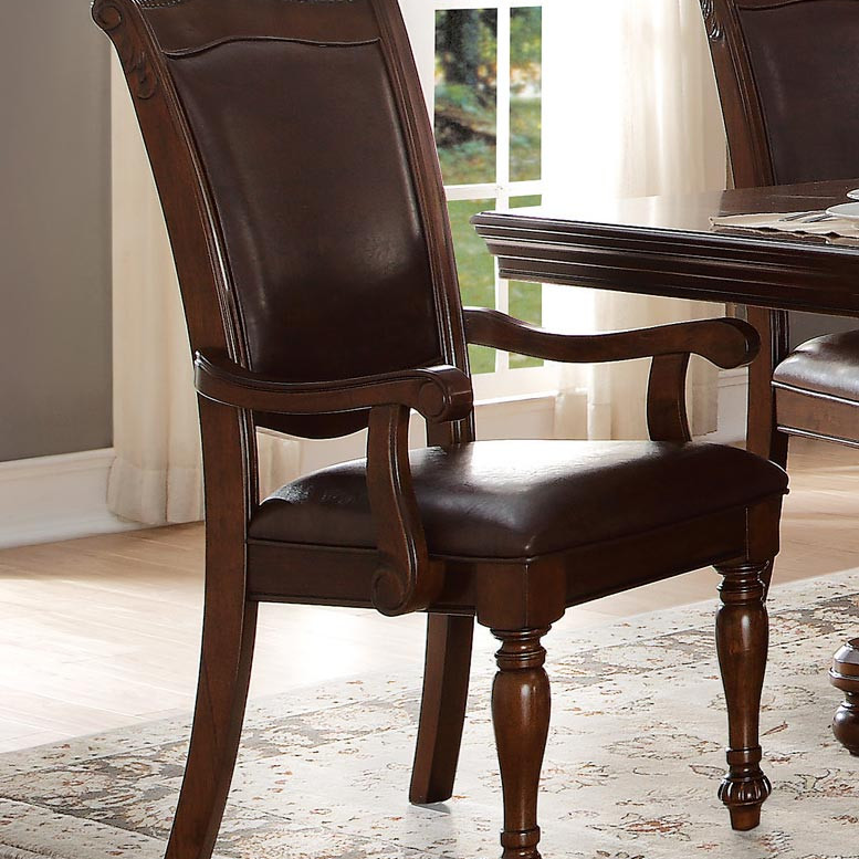 Lordsburg Arm Chair - Brown Cherry