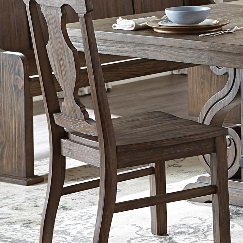 Toulon Side Chair - Wire Brushed