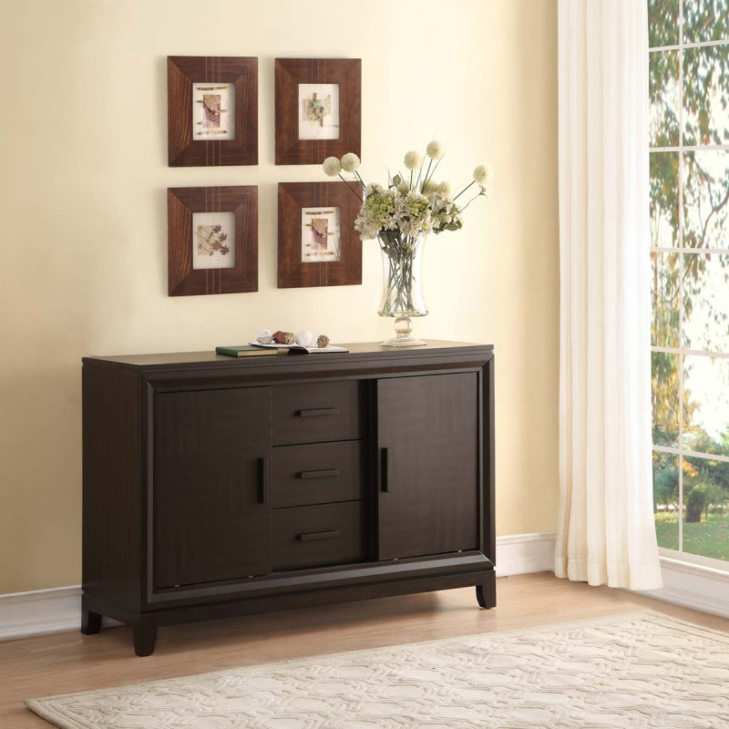 Kavanaugh Server - Dark Brown