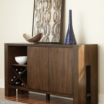 Sedley Server - Walnut