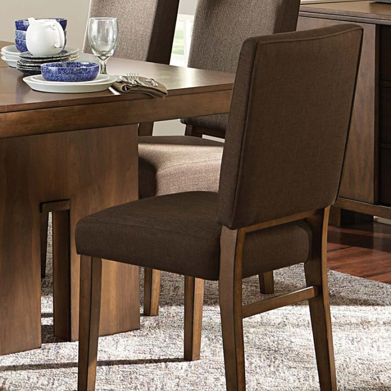 Sedley Side Chair - Walnut/Chocolate