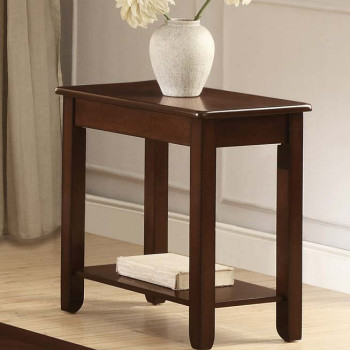 Ballwin Chairside Table - Deep Cherry