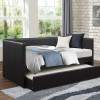 Andra Daybed with Trundle - Black
