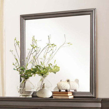 Mayville Mirror - Stained Grey