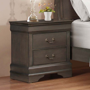Mayville Night Stand - Stained Grey