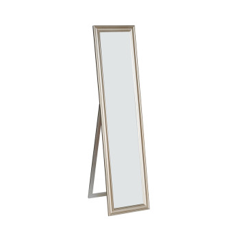 7059-CHP CHAMPAGNE Full Length Standing Modern Beveled Mirror
