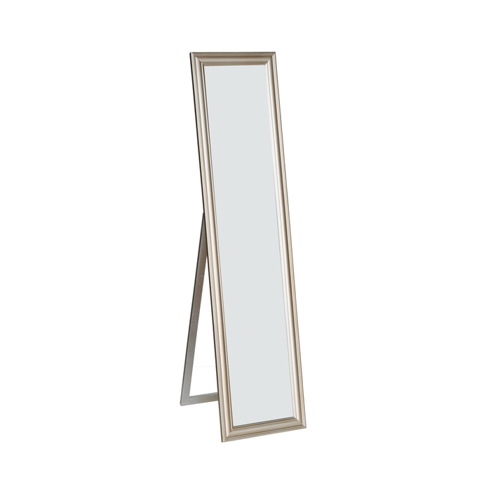 7059-CHP CHAMPAGNE Full Length Standing Modern Beveled Mirror
