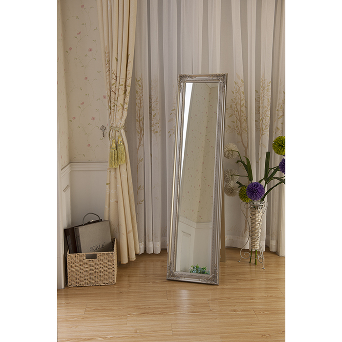 7057-CHP CHAMPAGNE Full Length Standing Ornamental Mirror