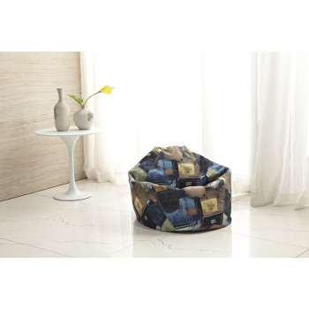 7003-JUN-JEANS JEANS Print Junior Bean Bag