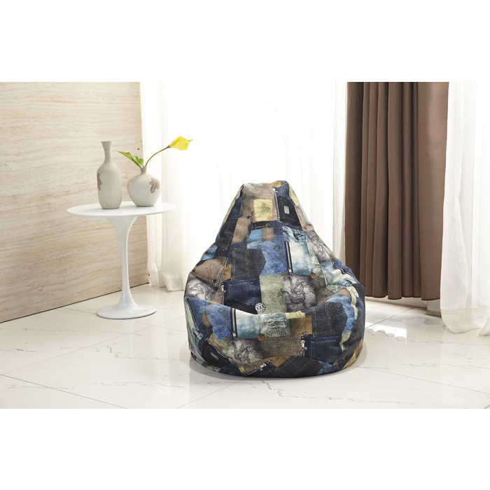 7003-ADU-JEANS JEANS Print Adult Bean Bag