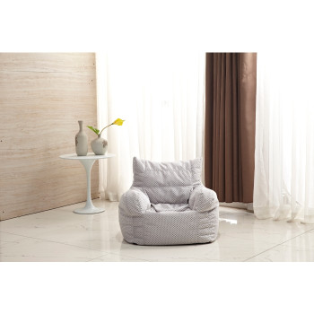 7002-ARM-SLV SILVER Diamond-Weave Style Arm Bean Bag