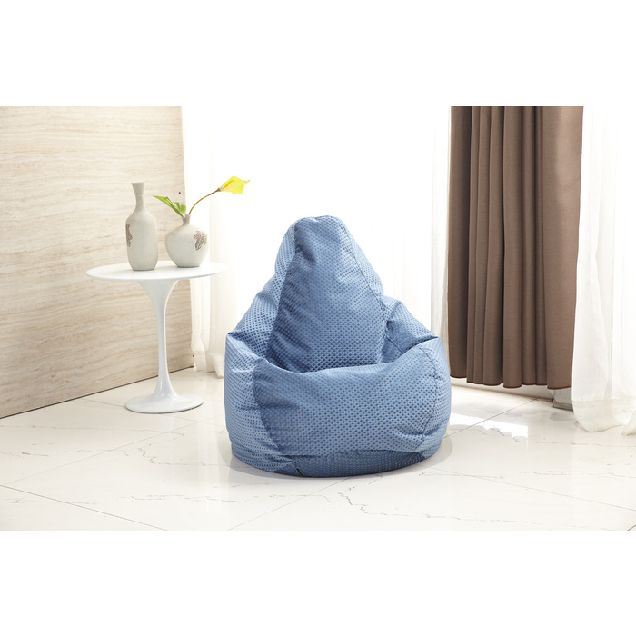 7002-ADU-BL BLUE Diamond-Weave Style Adult Bean Bag