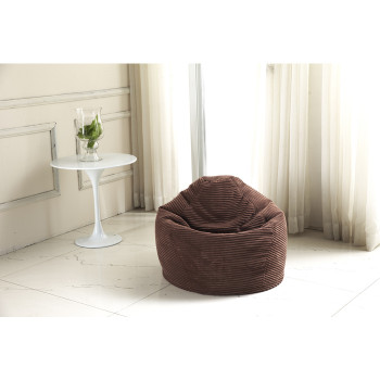 7001-JUN-DB DARK BROWN Retro Style Junior Bean Bag