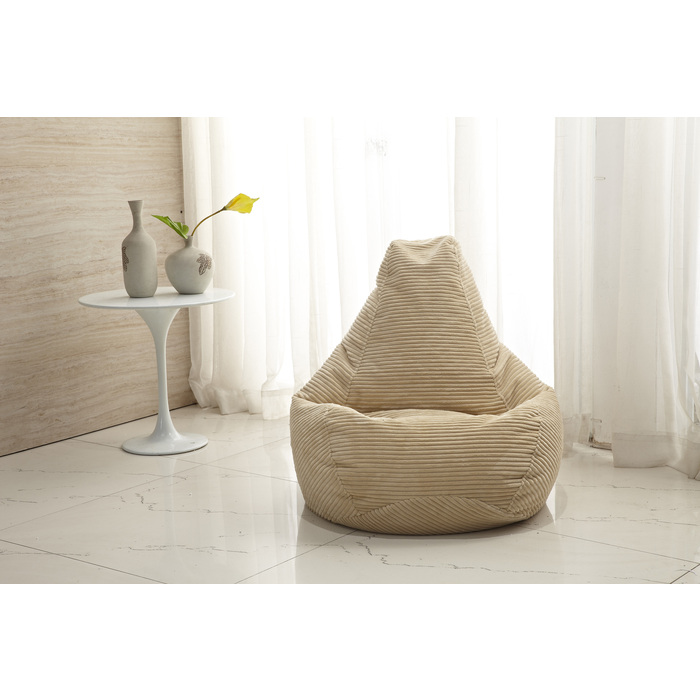 7001-ADU-BG BEIGE Retro Style Adult Bean Bag