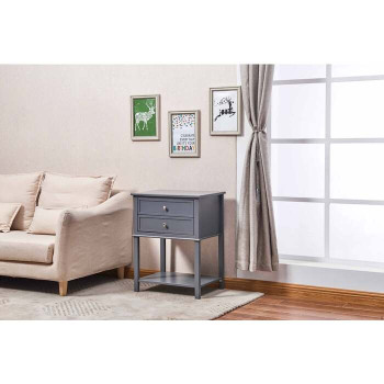 6629 GRAY Classic Side Table