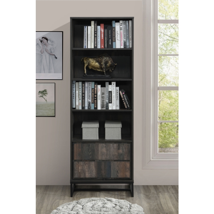2008 69 in. H RUSTIC GRAY Book Shelves