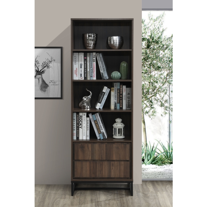 2005 69 in. H DARK WALNUT Book Shelves