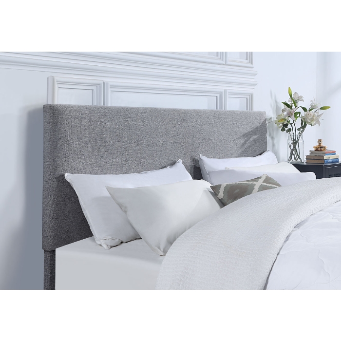 9BX01-EKING-GR GRAY Linen Headboard Only - EASTERN KING