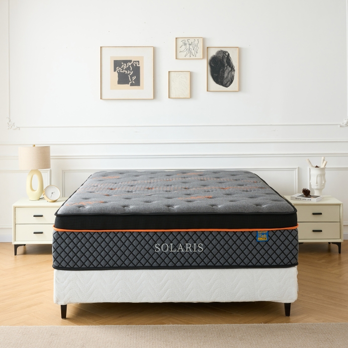 5015-EKING 15 in. Hybrid Foam Infused Mattress - EASTERN KING