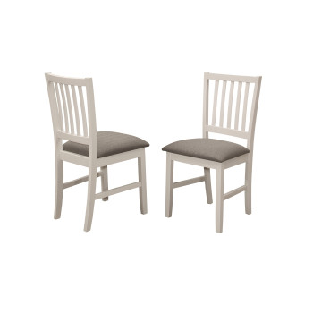 7709 2-TONE Wooden Dining Chair w/ MDF Seat