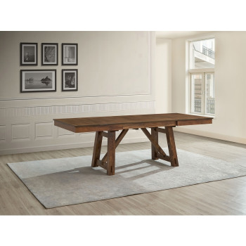 7805 BROWN Wooden Dining Table