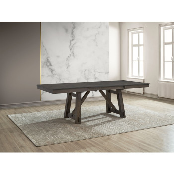 7803 GRAY Wooden Dining Table