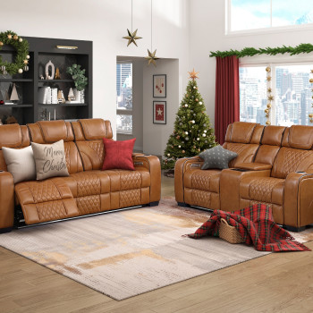 8449BR*2PWHM 2PC SETS SOFA + LOVESEAT