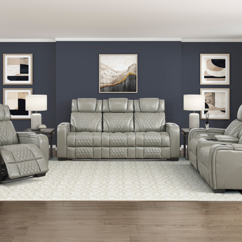 8449GY*3PWHM 3PC SETS SOFA + LOVESEAT + CHAIR