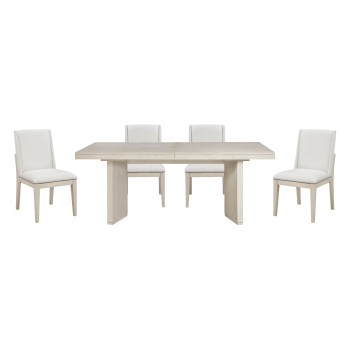 6000-96*5 5PC SETS Dining Table + 4 Side Chairs