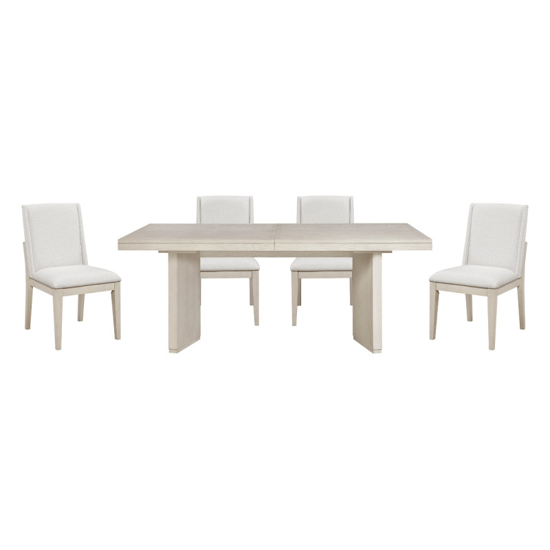 6000-96*5 5PC SETS Dining Table + 4 Side Chairs