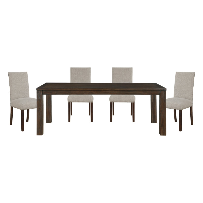 5976-79*5(5940TPS) 5PC SETS Dining Table + 4 Side Chairs