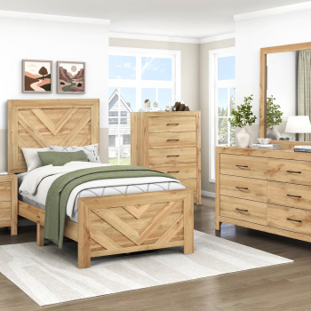 1534NPNAT-1*4 4PC SETS Twin Bed in a Box