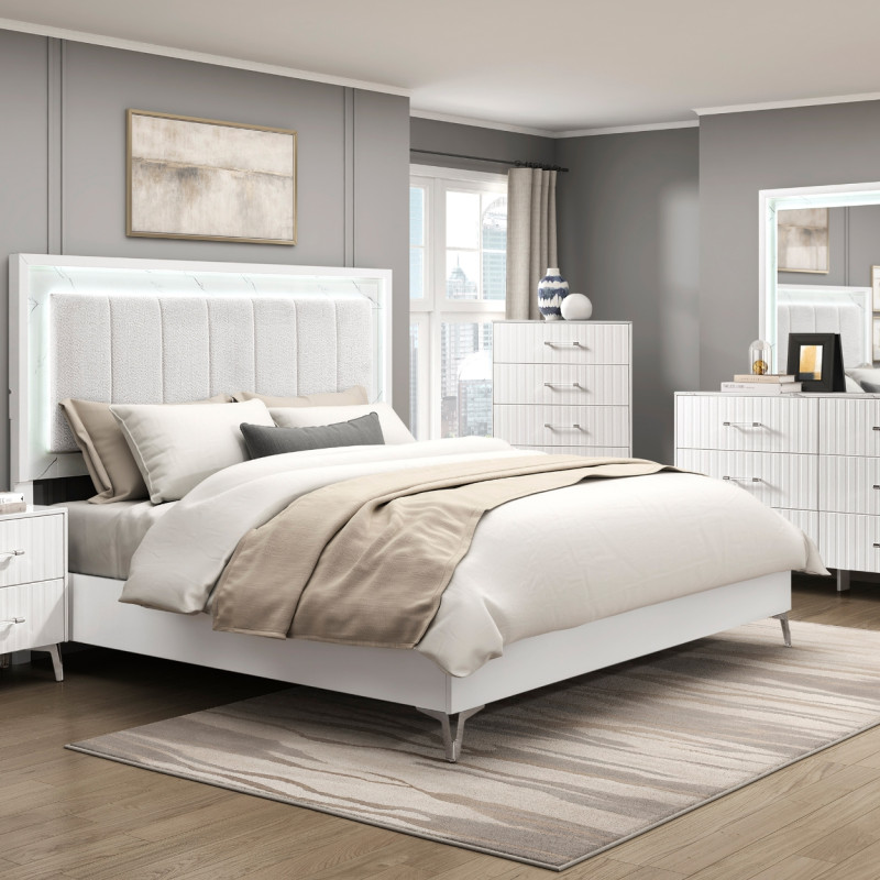 2457-1*4 4PC SETS Queen Bed