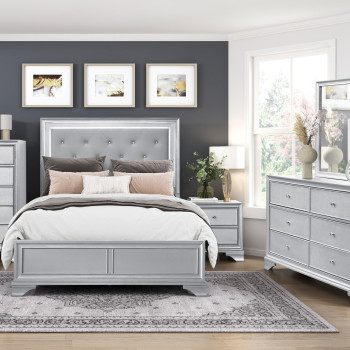 2434SVK-1EK*4 4PC SETS Eastern King Bed