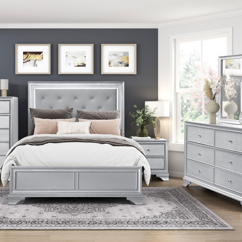 2434SV-1*4 4PC SETS Queen Bed