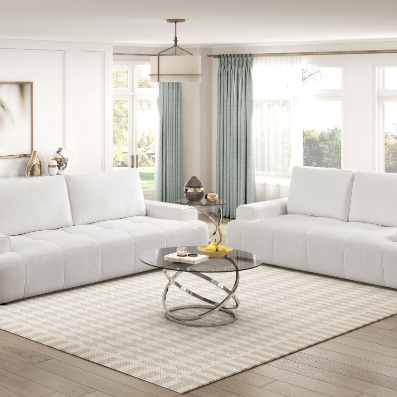 9126BEG*2 2PC SETS Sofa + Love Seat