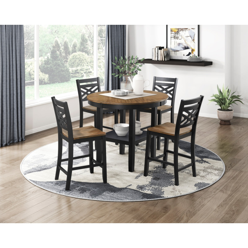 6022-36 5-Piece Pack Counter Height Set