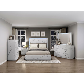 2455K-1EK*4 4PC SETS Eastern King Bed