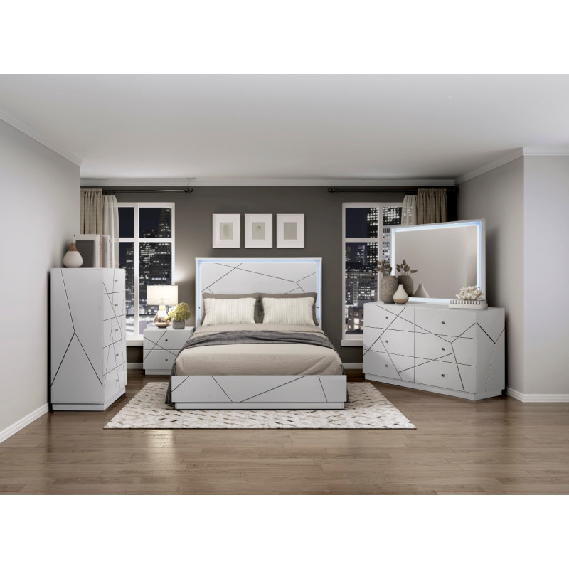 2455-1*4 4PC SETS Queen Bed