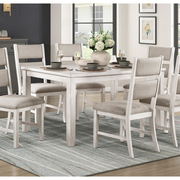 5982-60*7 7PC SETS Dining Table + 6 Chairs