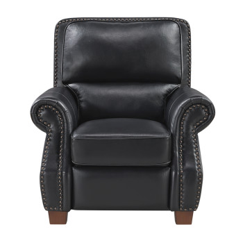 8448BLK-1PB Push Back Reclining Chair