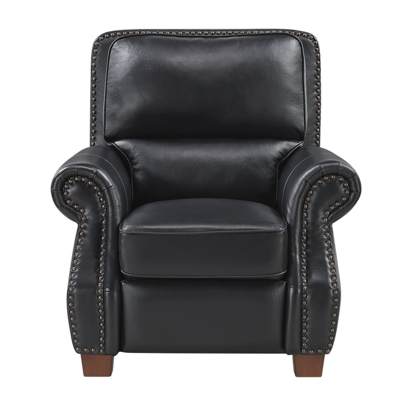 8448BLK-1PB Push Back Reclining Chair