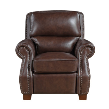 8448BRW-1PB Push Back Reclining Chair