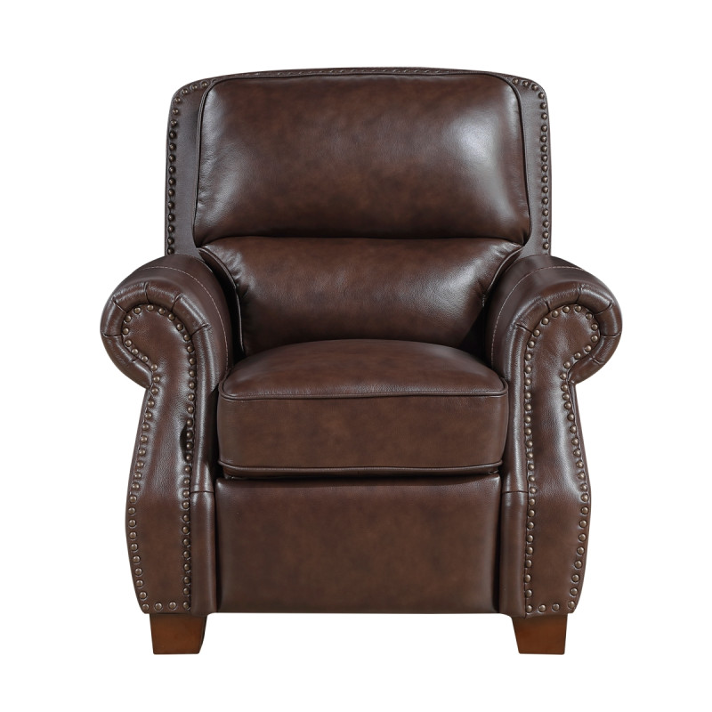 8448BRW-1PB Push Back Reclining Chair