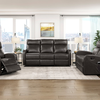 9147PUE*3 3pc Set: Sofa, Love, Chair