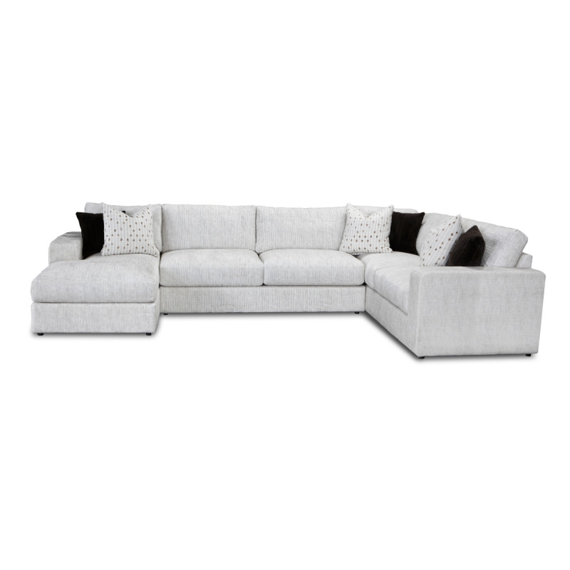 8401BES*3LCRT 3-Piece Sectional with Left Chaise