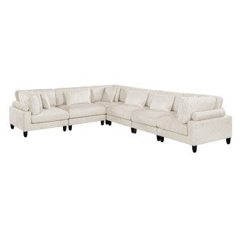 9688NBE*63CR3AC 6-Piece Modular Sectional