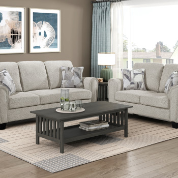 9214NPG*2 2PC SETS Sofa + Love Seat